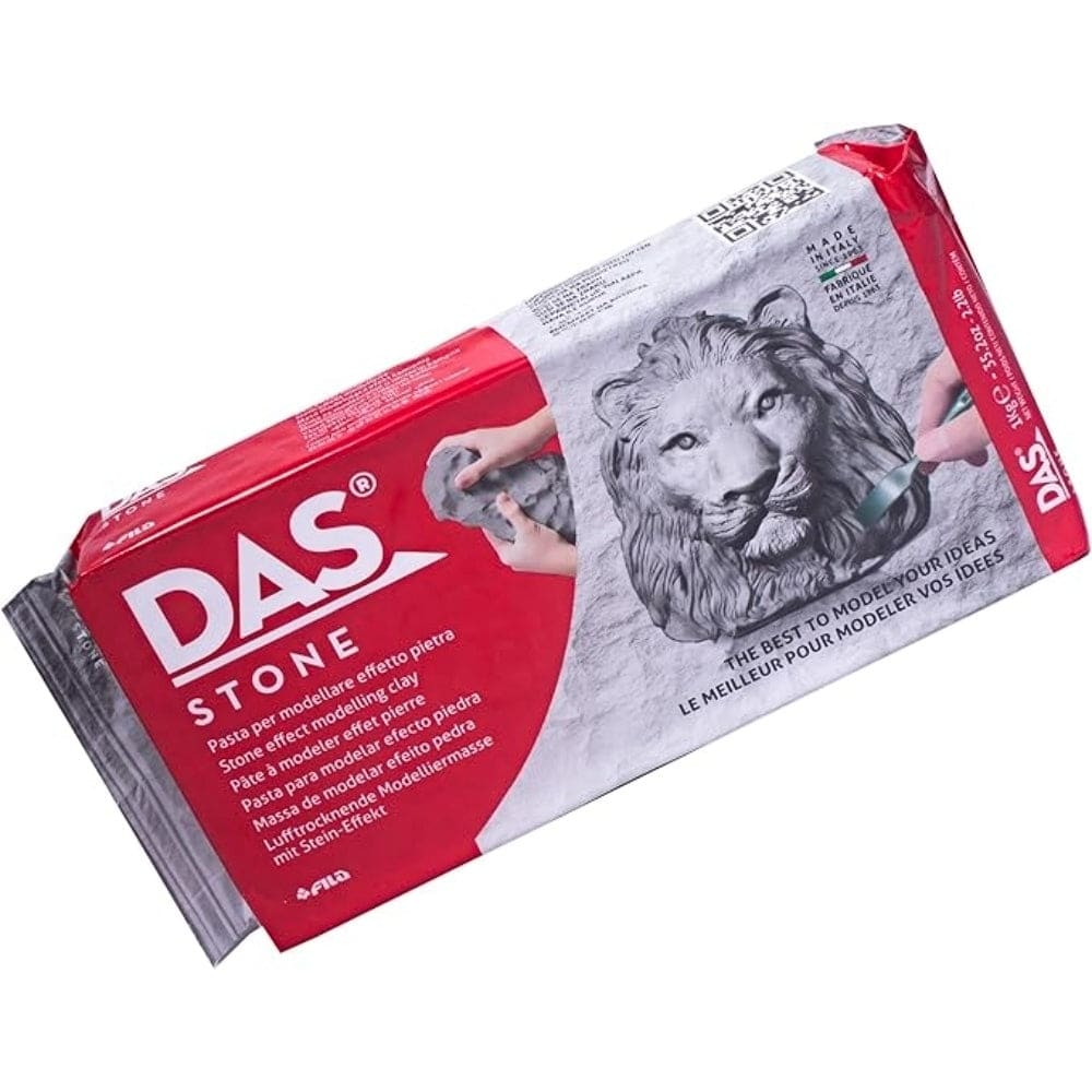 White Smoke DAS Stone Block, 1kg Modelling Clay
