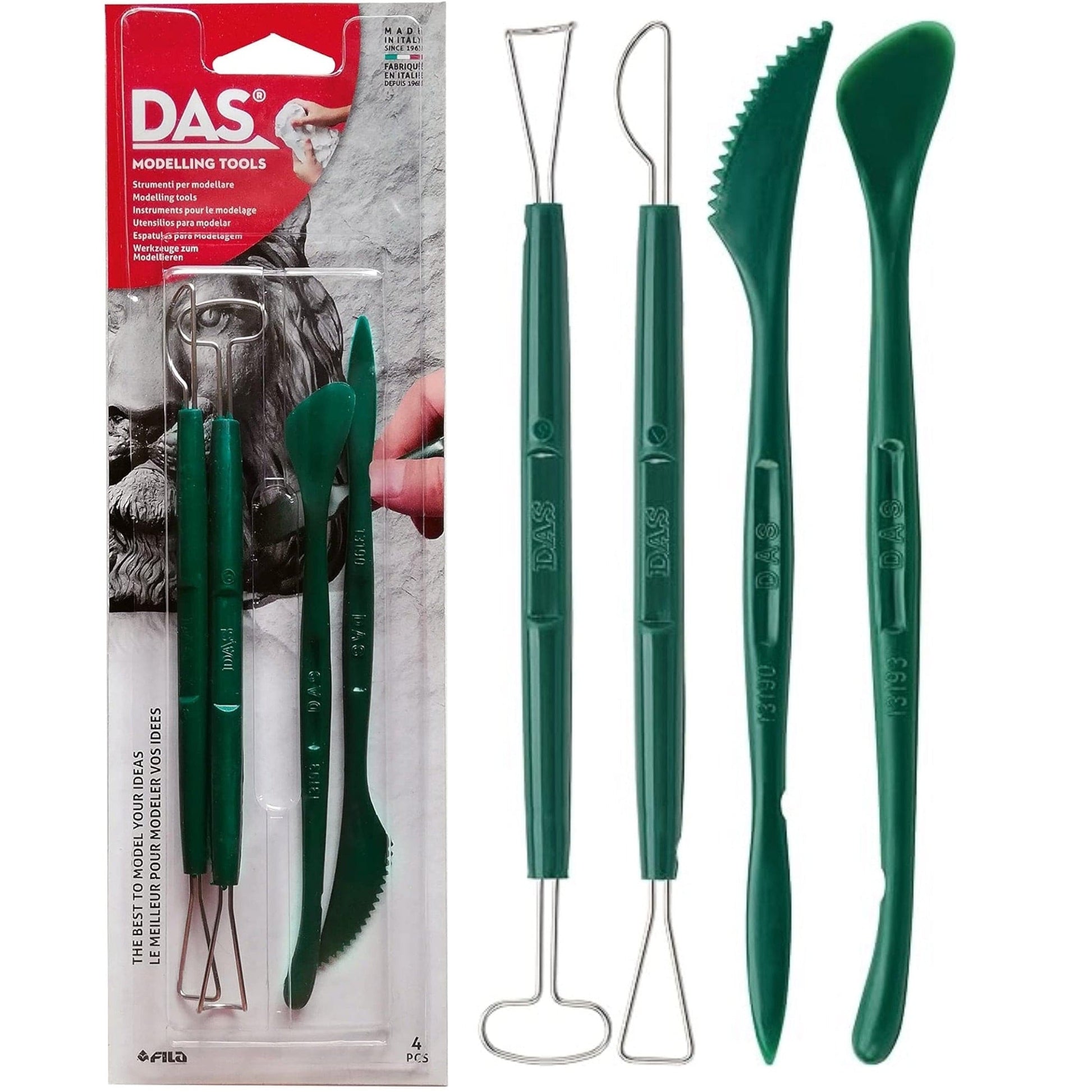 White Smoke DAS Trimming Tools,  4 pcs Pro Modelling Tools & Accessories