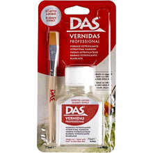 Dark Red DAS Vernidas Professional Varnish, Glossy Effect, 75ml Glazes & Softeners