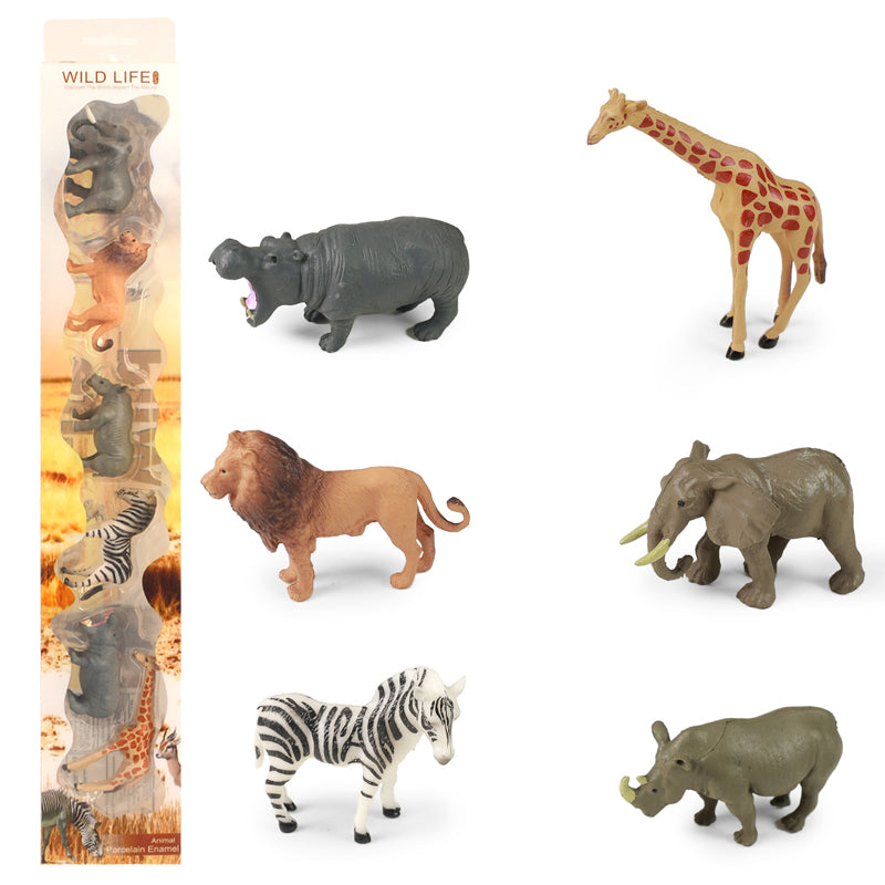 Wild Life 6 pcs Wild Animal Set