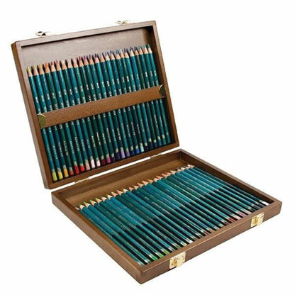 White Smoke Derwent Artists Pencil Wooden Box 48 Pencils