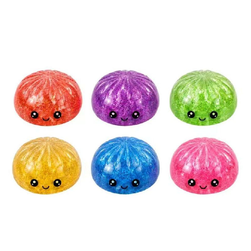 White Smoke Squishy Mystery Glitter Bead Filled Assorted Squishy & Squeeze