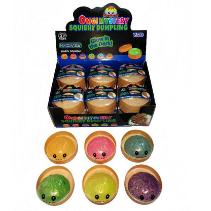 White Smoke Squishy Maltose Filled Glow In The Dark Dumplings Assorted Squishy & Squeeze