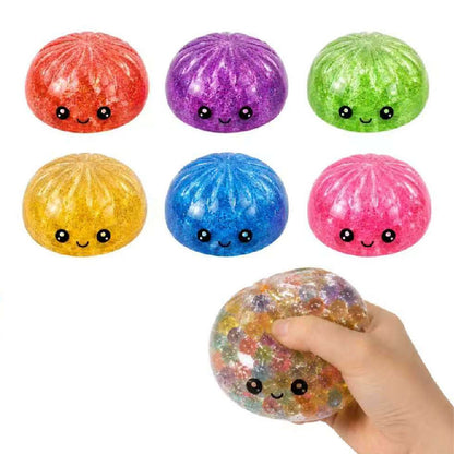 White Smoke Squishy Mystery Glitter Bead Filled Assorted Squishy & Squeeze