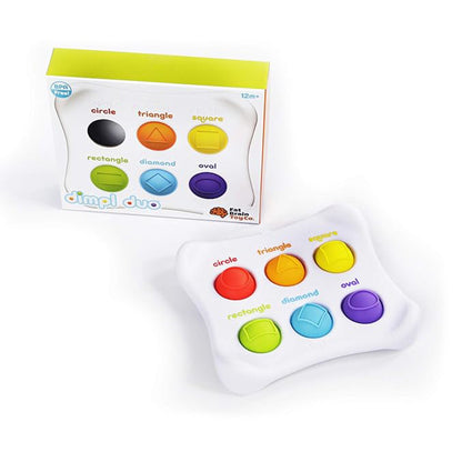 White Smoke Fat Brain Dimpl Duo Tactile Pop Fidget Game Pop-It & Bubble