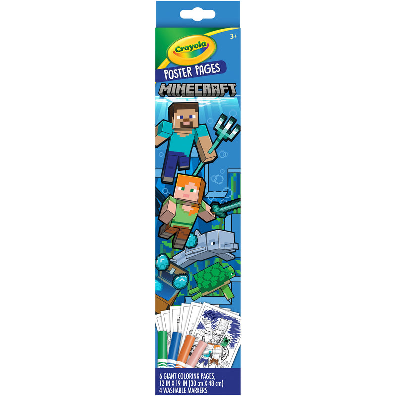 Crayola Poster Pages - Minecraft