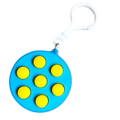 White Smoke Keycraft Fidget Clicker Keyring Pop-It & Bubble