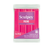 Light Gray Premo Sculpey Modelling Clay, 57g, Fluorescent Pink Modelling Clay