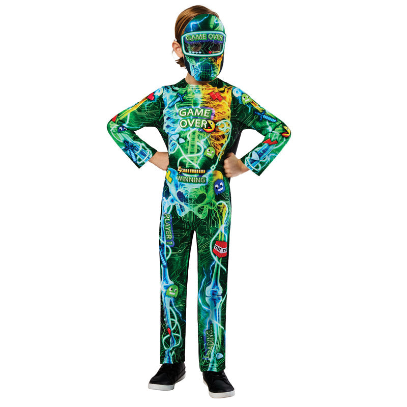 Gamer Skeleton Child Costume