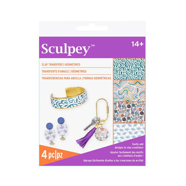 White Smoke Sculpey Clay Transfers, Geometric Modelling Tools & Accessories