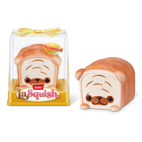White Smoke ZURU La Squish Scented Slow Rise Series 1 Puppy Bread Loaf Squishy & Squeeze