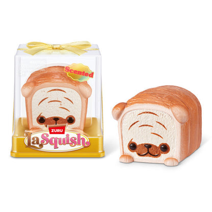 White Smoke ZURU La Squish Scented Slow Rise Series 1 Puppy Bread Loaf Squishy & Squeeze