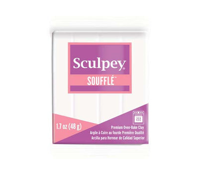 White Smoke Sculpey Souffle Modelling Clay, 1.7oz/ 48g, Igloo Modelling Clay