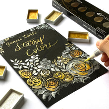 White Smoke Kuretake Gansai Tambi Starry Colours Watercolour Set – 6 Colours Watercolour Paint