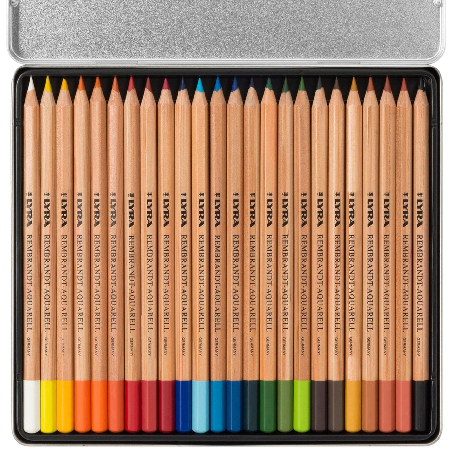 Rosy Brown Lyra Rembrandt Aquarell Metal Box 36 pcs Pencils