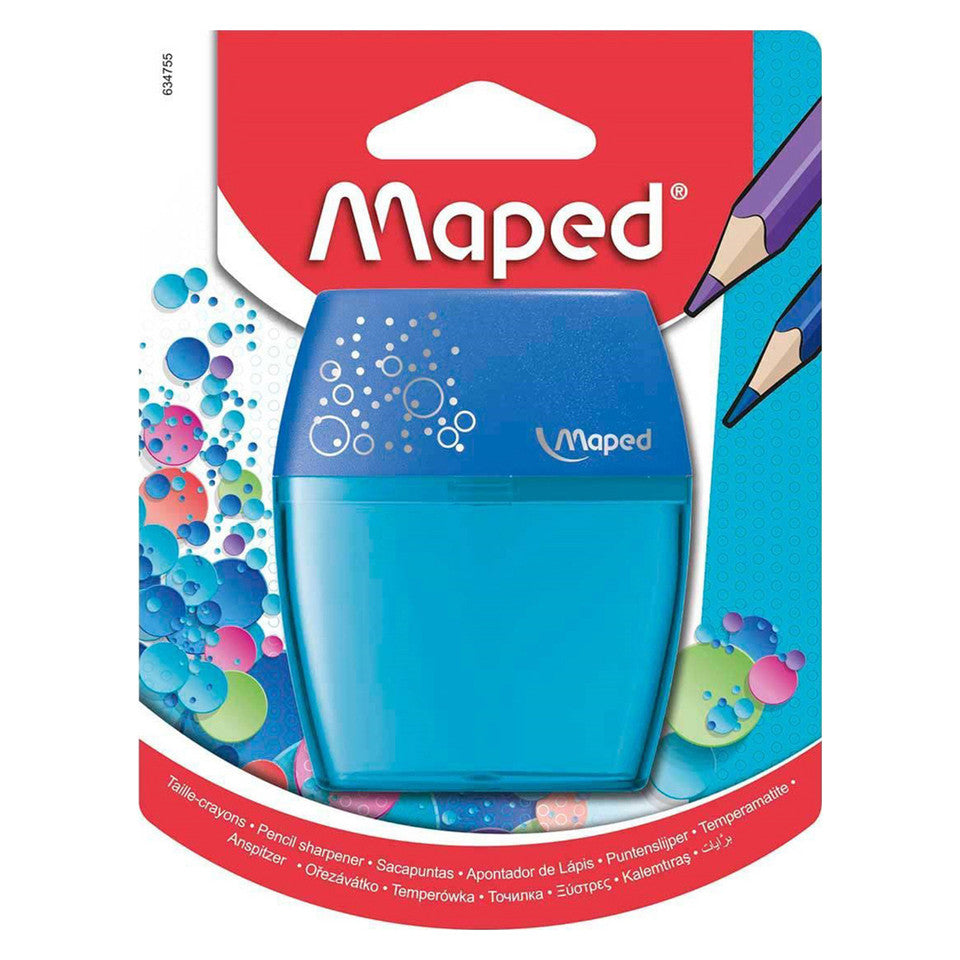 Light Sea Green Maped Shaker 2 Hole Sharpener Sharpeners