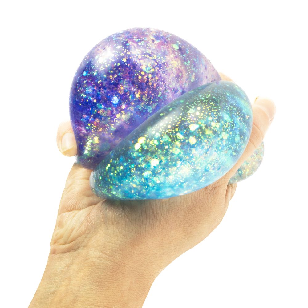 White Smoke Keycraft Galaxy Ball Squishy & Squeeze