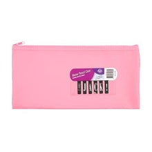 Light Pink Dats Pencil Case Name 1 Zip PVC 330x165mm Pink Pencil Cases