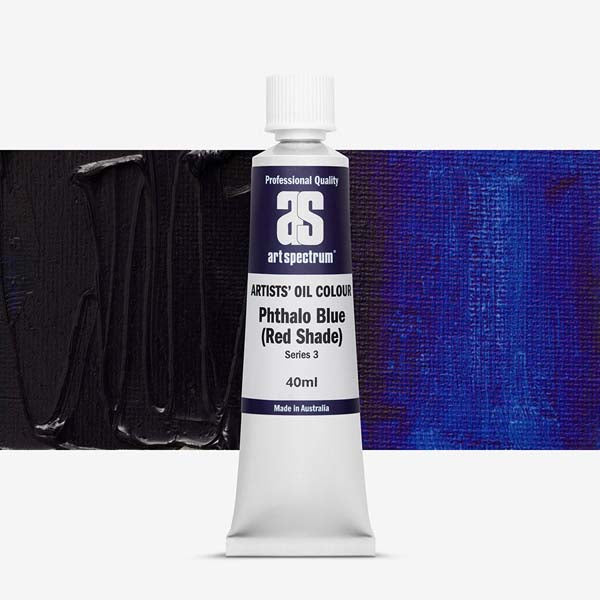 White Smoke Art Spectrum Oil Paint, 40ml, Phthalo Blue (Red Shade) S3 Oil Paints