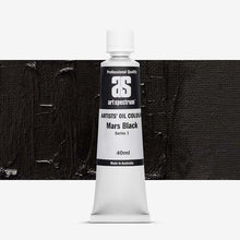 Black Art Spectrum Oil Paint 40mL Mars Black S1 Oil Paints