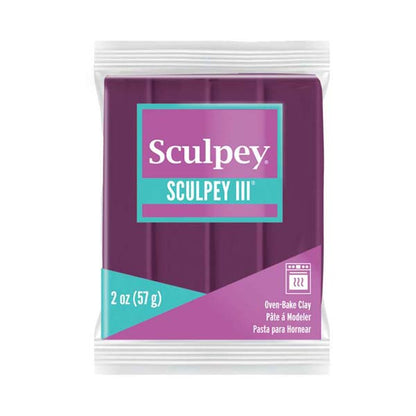 Dim Gray Sculpey III Modelling Clay, 57g, Plum Modelling Clay