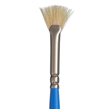 White Smoke Princeton Select 3750 Natural Short Handle Brush, Bristle Fan Size 10/0 Paint Brushes
