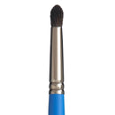 White Smoke Princeton Select 3750 Natural Short Handle Brush, Round Blender Size 6 Paint Brushes