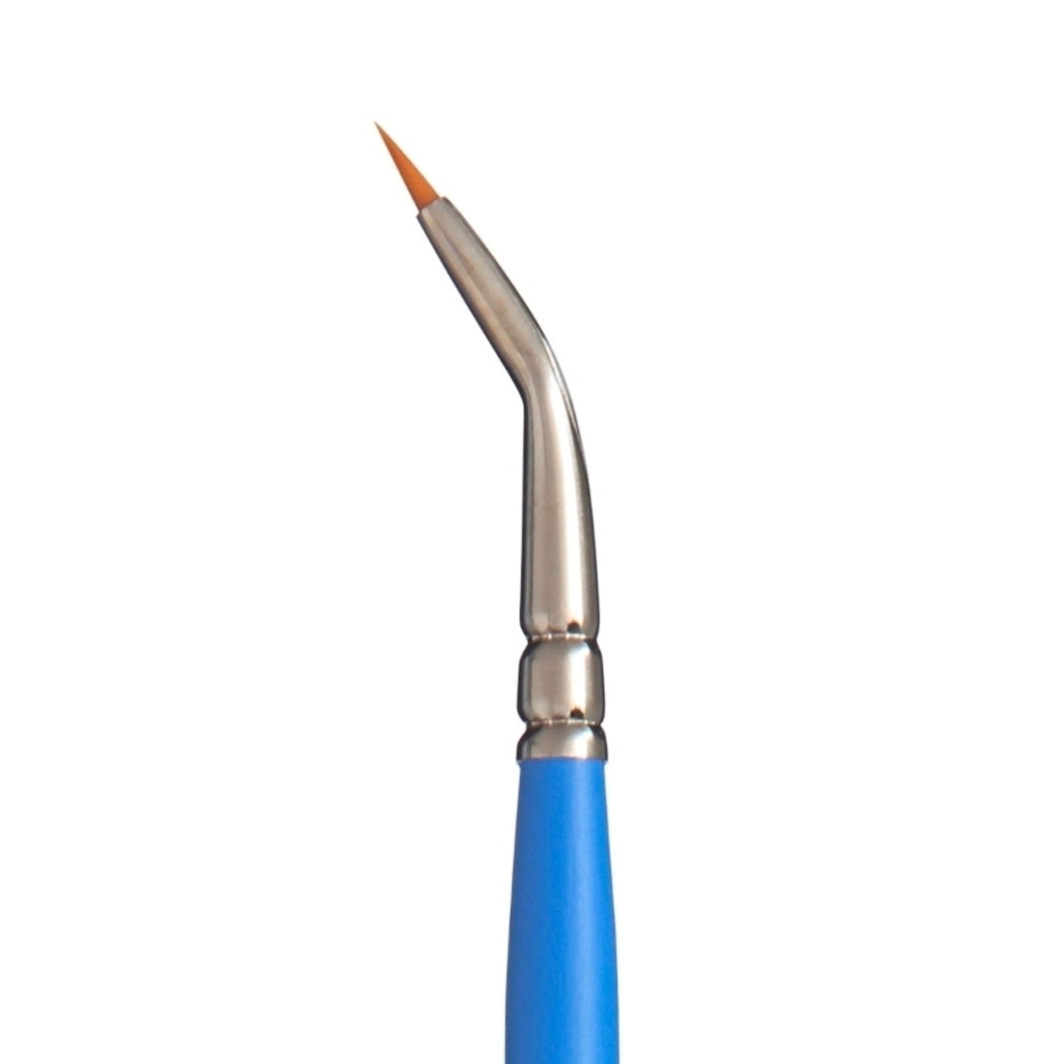 White Smoke Princeton Select 3750 Synthetic Short Handle Brush, Angle Spot Detailer Sz 10/0 Paint Brushes