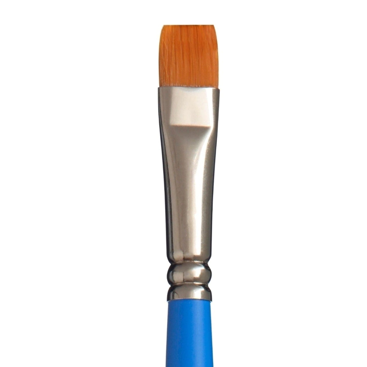 White Smoke Princeton Select 3750 Synthetic Short Handle Brush, Chisel Blender Size 6 Paint Brushes