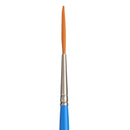White Smoke Princeton Select 3750 Synthetic Short Handle Brush, Script Liner Size 1 Paint Brushes