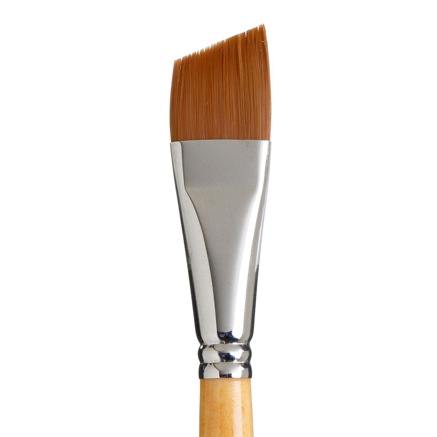 White Smoke Princeton Snap 9650 Sythentic Gold Short Handle Brush, Ang Short Handle Brush,ader Size 3/4IN Paint Brushes