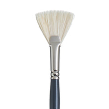 White Smoke Princeton Snap 9700 Natural Long Handle Brush, Fan Size 6 Paint Brushes