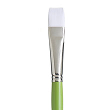 White Smoke Princeton Snap 9800 Synthetic White  Long Handle Brush, Bright Size 6 Paint Brushes
