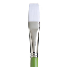 White Smoke Princeton Snap 9800 Synthetic White  Long Handle Brush, Flat Size 10 Paint Brushes