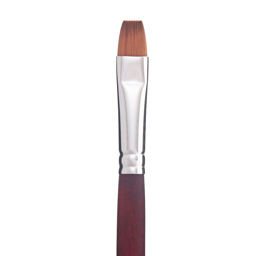 Light Gray Princeton Velvetouch 3900 Synthetic Long Handle Brush Bright 2 Paint Brushes