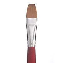 White Smoke Princeton Velvetouch 3900 Synthetic Long Handle Brush Flat 4 Paint Brushes