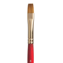 Rosy Brown Princeton Velvetouch 3950 Synthetic Short Handle Brush Flat Short Handle Brushader Size 6 Paint Brushes