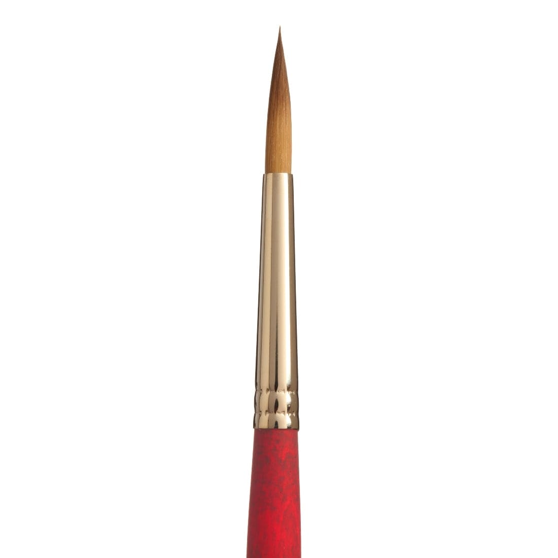 White Smoke Princeton Velvetouch 3950 Synthetic Short Handle Brush Long Round Size 10 Paint Brushes