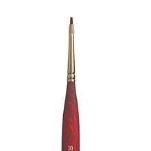 White Smoke Princeton Velvetouch 3950 Synthetic Short Handle Brush Mini Flat Short Handle Brushader Size 10/0 Paint Brushes