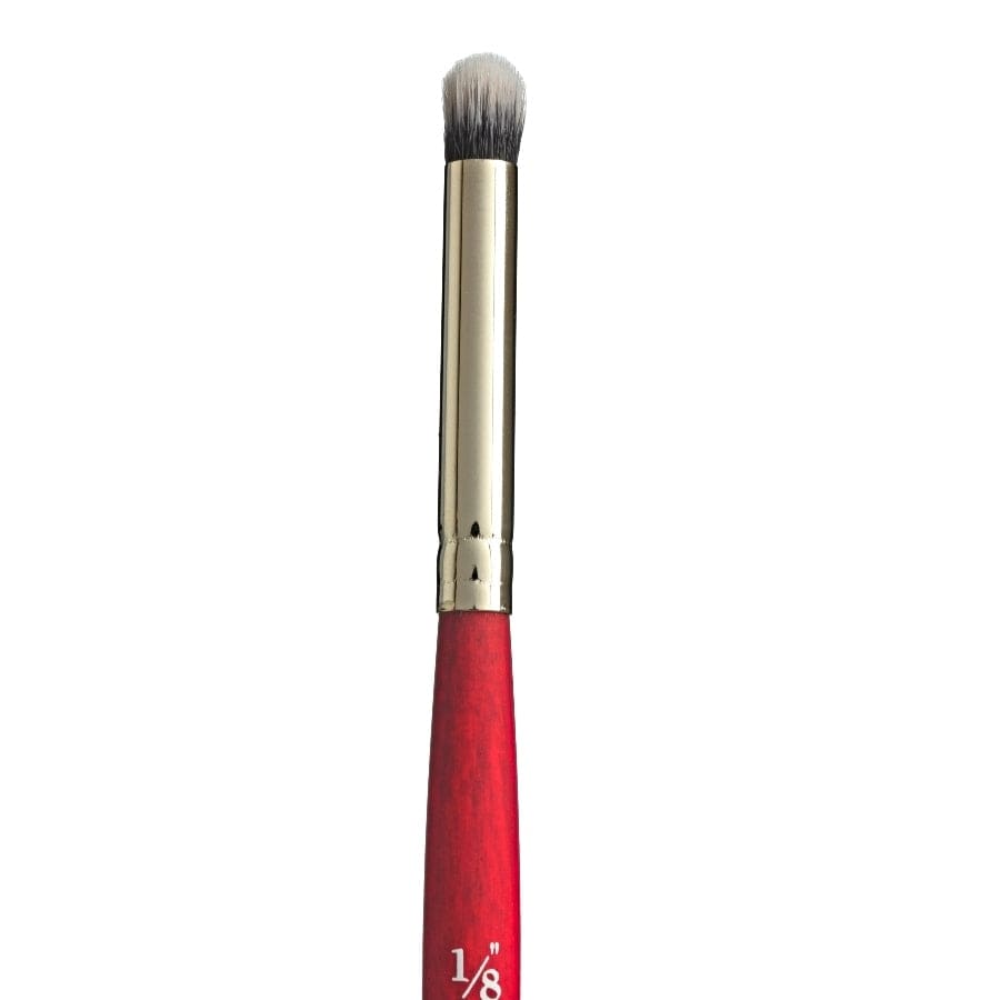 Slate Gray Princeton Velvetouch 3950 Synthetic Short Handle Brush Mini Mop Size 1/8IN Paint Brushes
