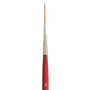 White Smoke Princeton Velvetouch 3950 Synthetic Short Handle Brush Script Liner Size 2 Paint Brushes