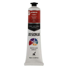 White Smoke Jo Sonja's Matte Flow Acrylic Paint Autumn Red 75ml S2 Paint