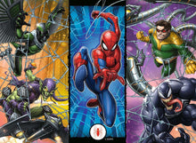 Marvel Spider-Man jigsaw puzzle artwork collage with Spider-Man and villains