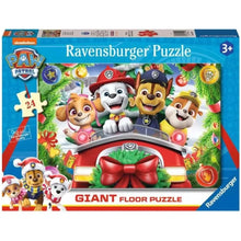 Paw Patrol Christmas giant floor puzzle, 24 large pieces with character artwork