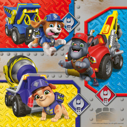 Rubble & Crew jigsaw puzzle scene with construction vehicles and characters