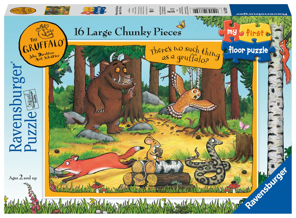 Ravensburger floor puzzle box, 16 large chunky pieces with forest characters
