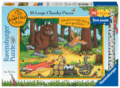 Ravensburger floor puzzle box, 16 large chunky pieces with forest characters