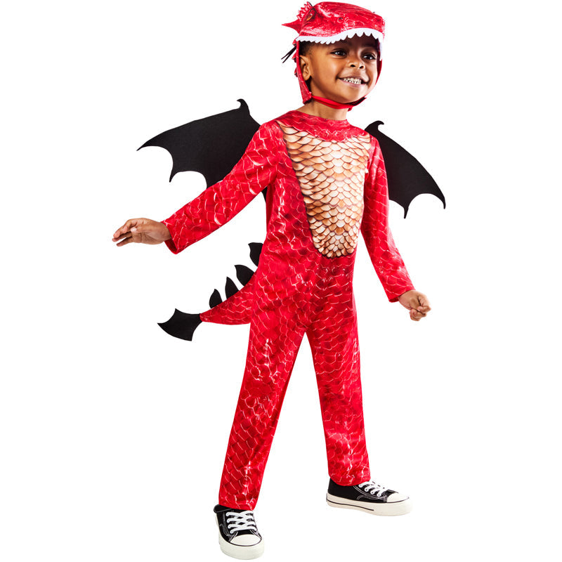 Red Dragon Child Costume