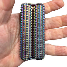 White Smoke Kaiko Spikey Hand Roller Oil Slick 100g High Sensory Input & 'Safe' Ouch Fidget Toys