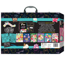 White Smoke Kaleidoscope Etch Art Carry Case - Squishmallows Kids Craft Kits